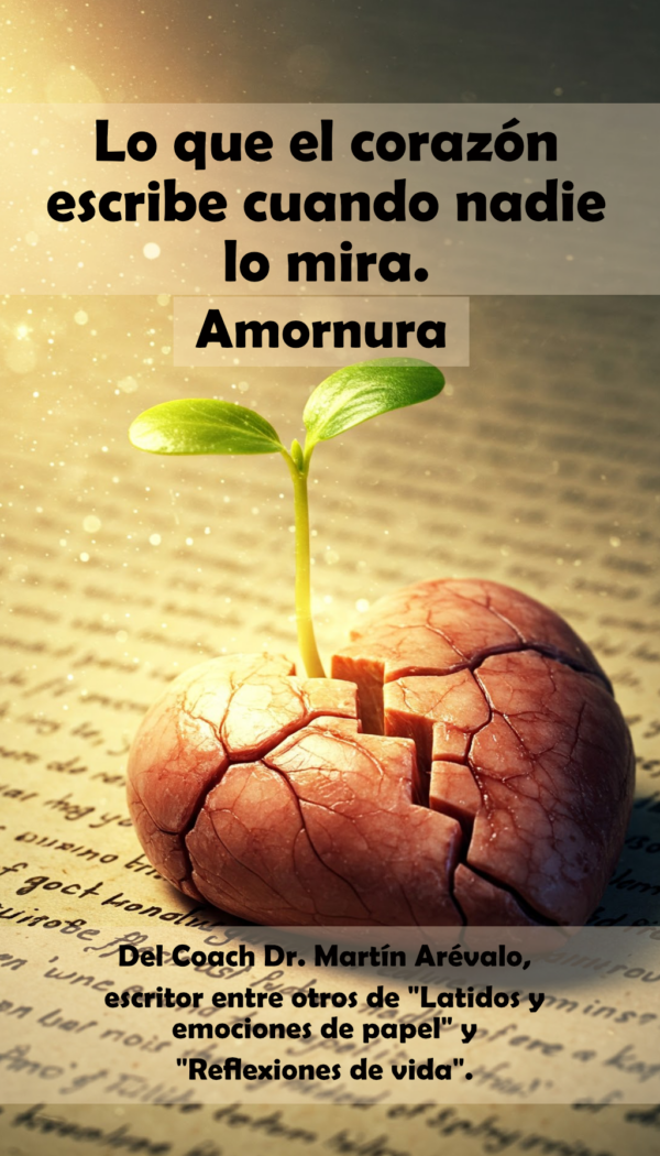 Lo que el corazón escribe cuando nadie mira.