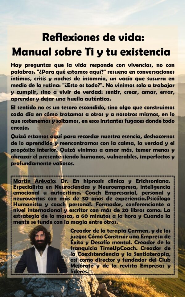 REFLEXIONES DE VIDA: MANUAL SOBRE TI Y TU EXISTENCIA